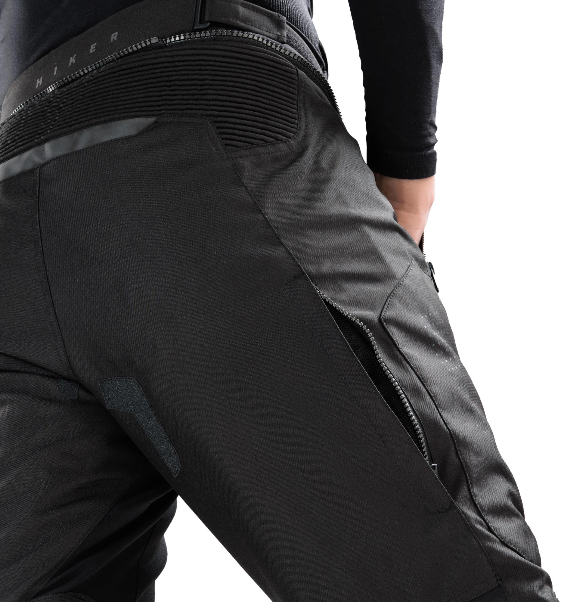 Rebelhorn Hiker 4 waterproof Motorcycle Textile Pants black S Figure 4