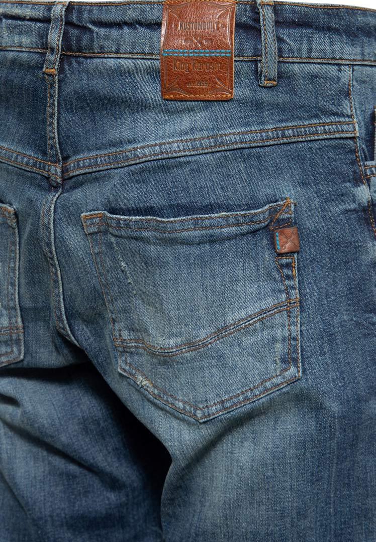 King Kerosin Robin Vintage Wash Jeans 36 lunga Figura 4