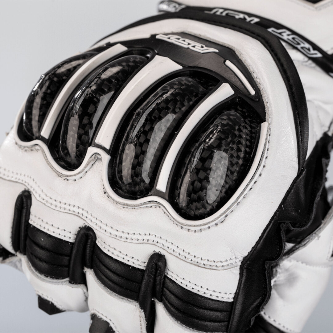 RST TracTech Evo 4 Damer motorcykel handskar vit/svart XS Figur 4