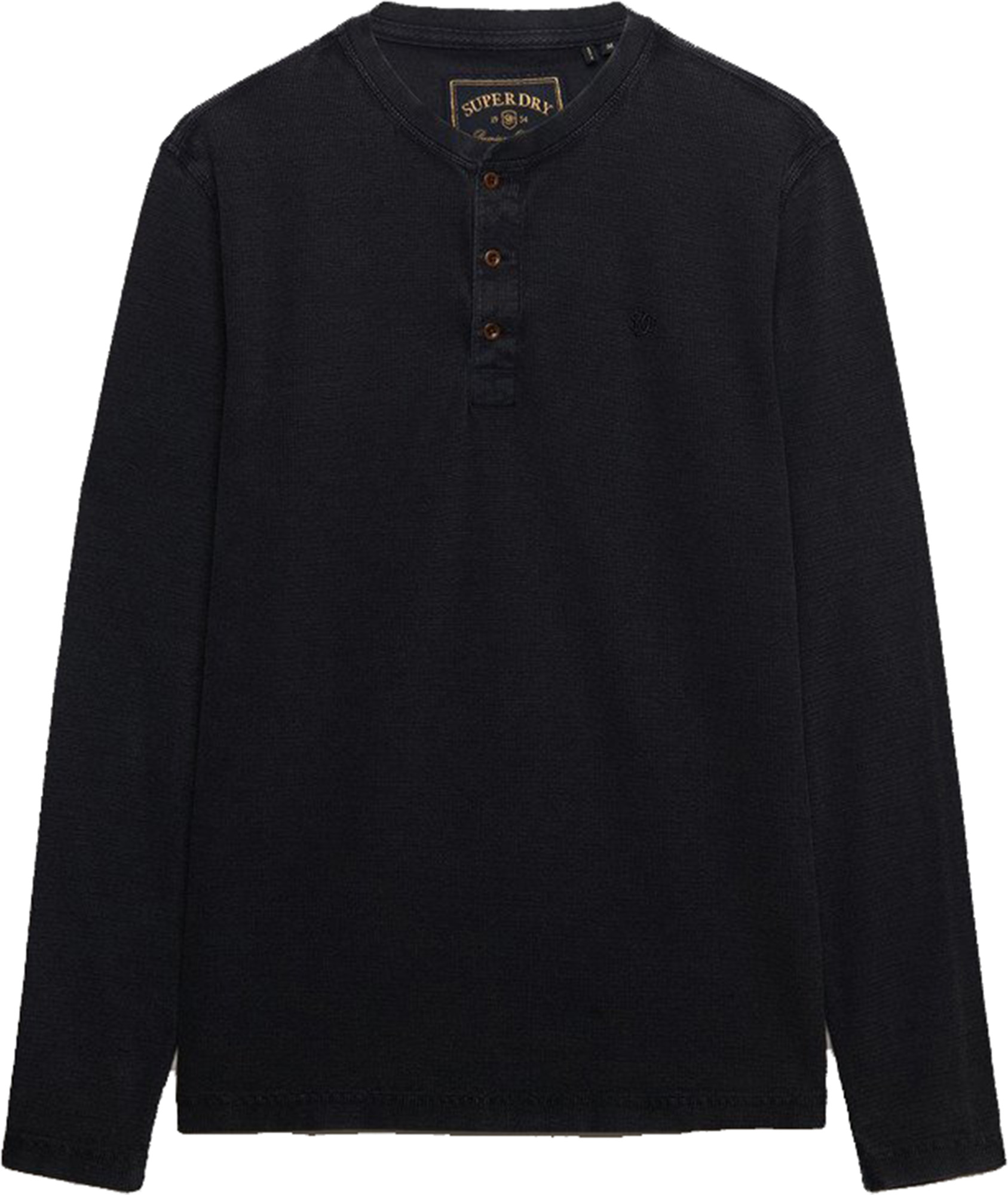 Superdry & Co Waffle Henley Camicia a maniche lunghe blu XL Figura 1