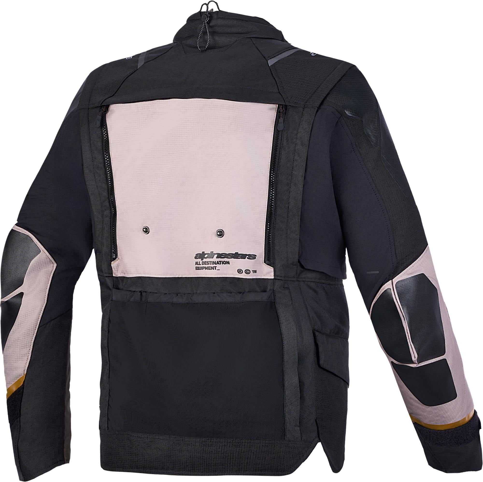 Alpinestars Harok V2 Drystar wasserdichte Motorrad Textiljacke grau/braun S Abbildung 2