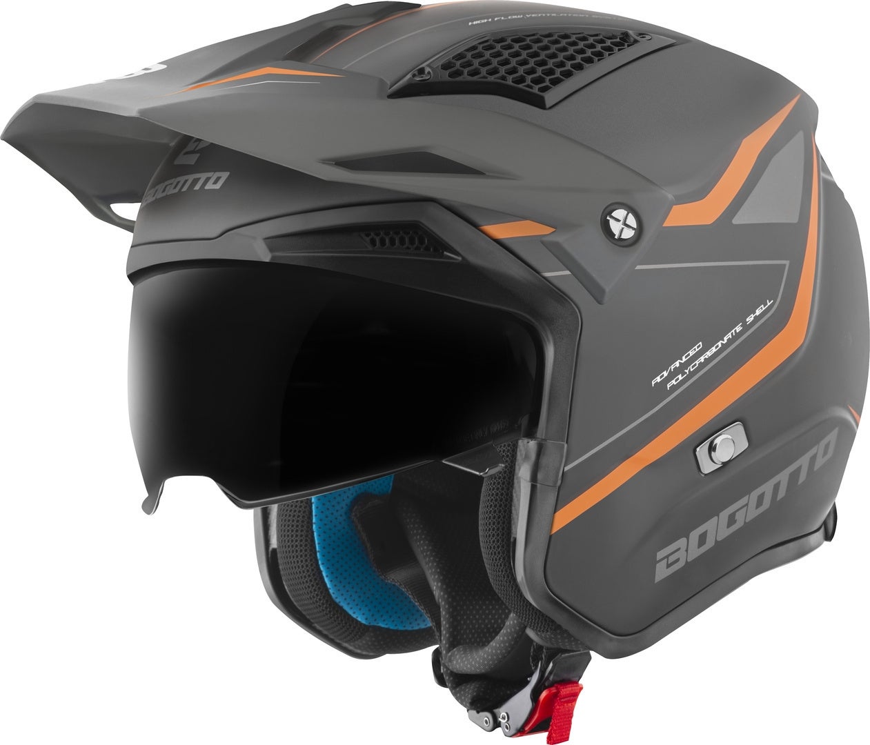 Bogotto Radic WN-ST 22.06 Hjelm orange/sort M Figur 3