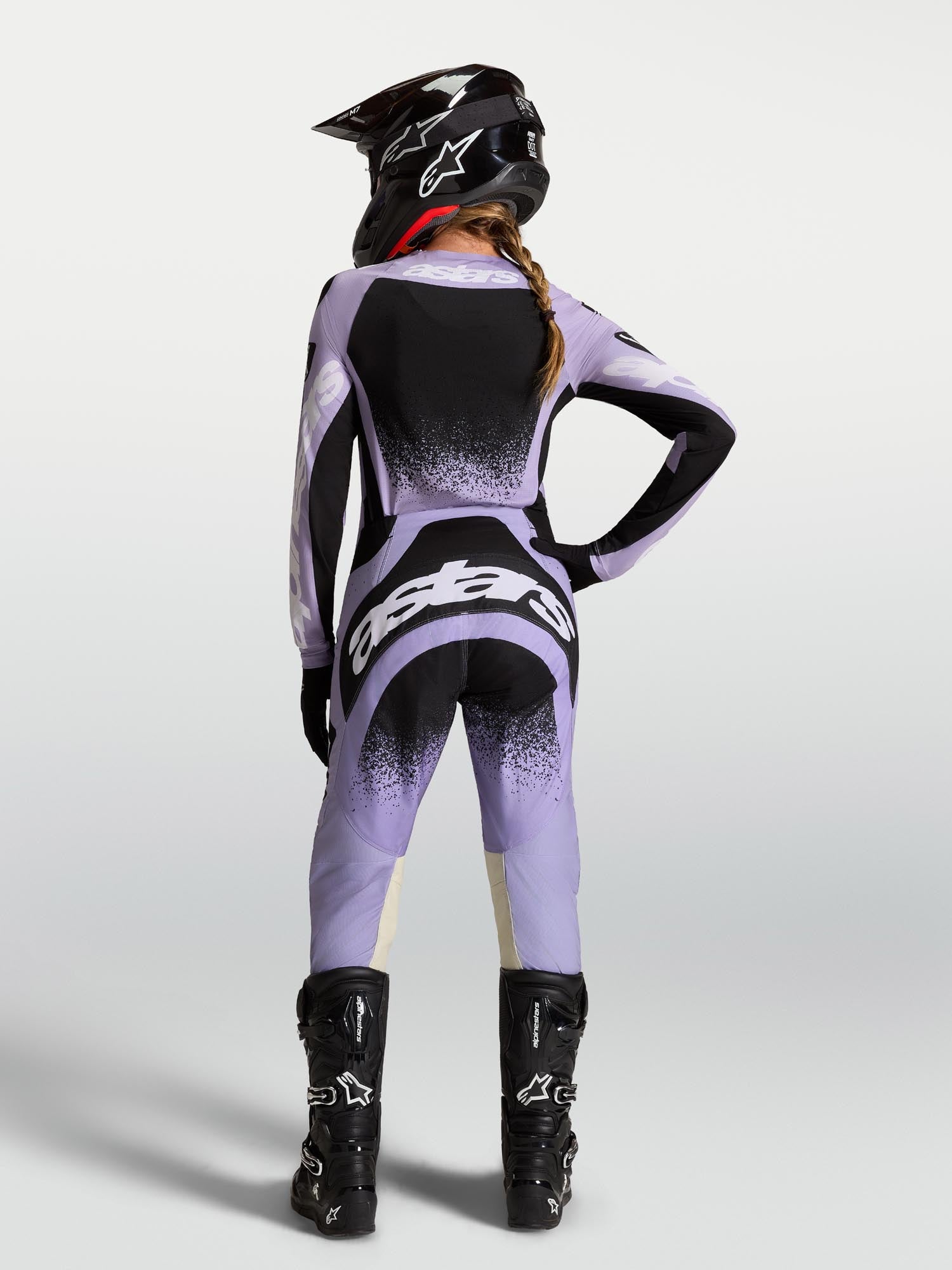 Alpinestars Stella Techstar Swan Damernes Motocrosstrøje violet/sort S Figur 10
