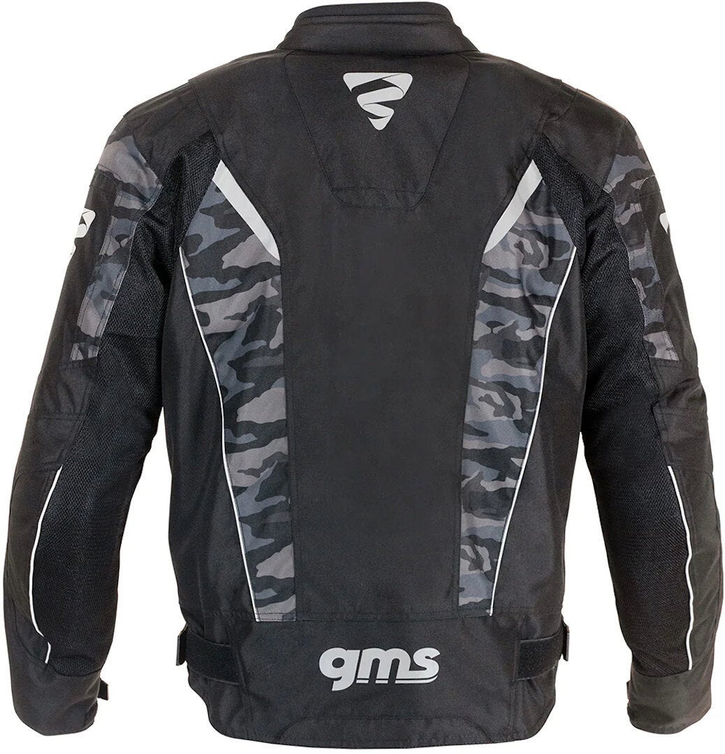 GMS Meshblouson Ventura Motorcycle Textile Jacket black/camouflage XL Figure 4