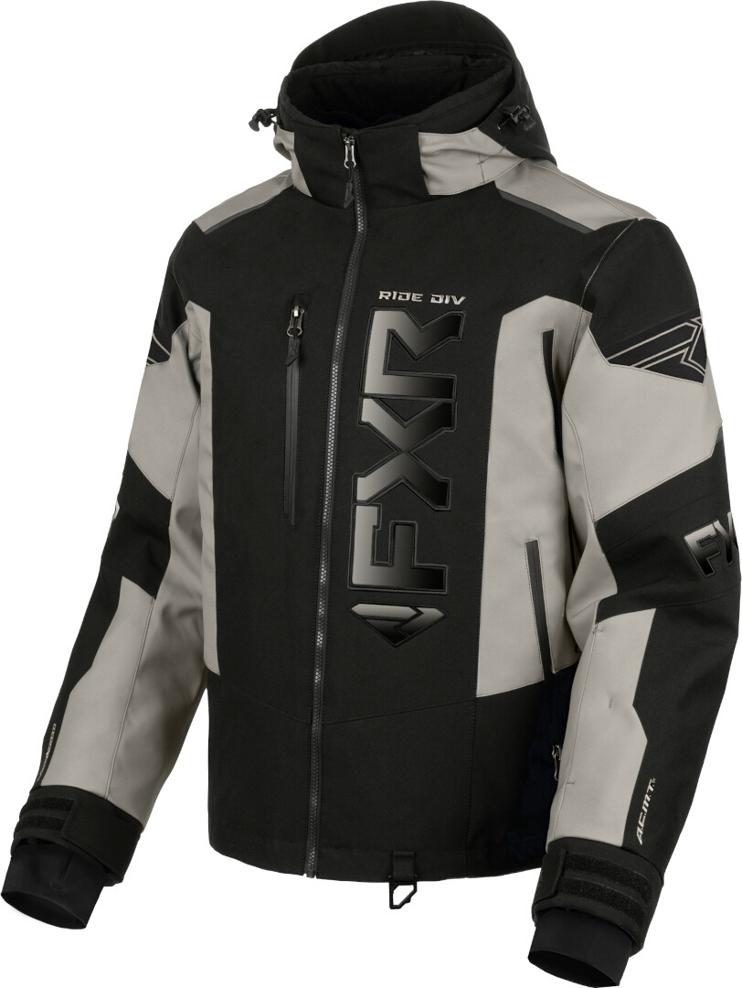 FXR Helium X 2-in-1 2025 Snowmobile Jacket black/grey L Figure 1