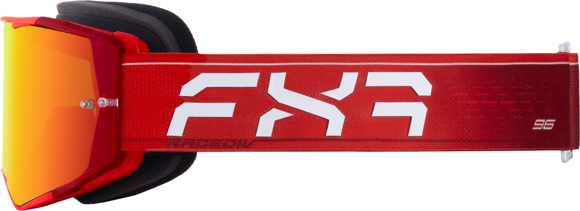 FXR Factory Ride Logo Ochelari de motocross Roșu/Alb Figura 5