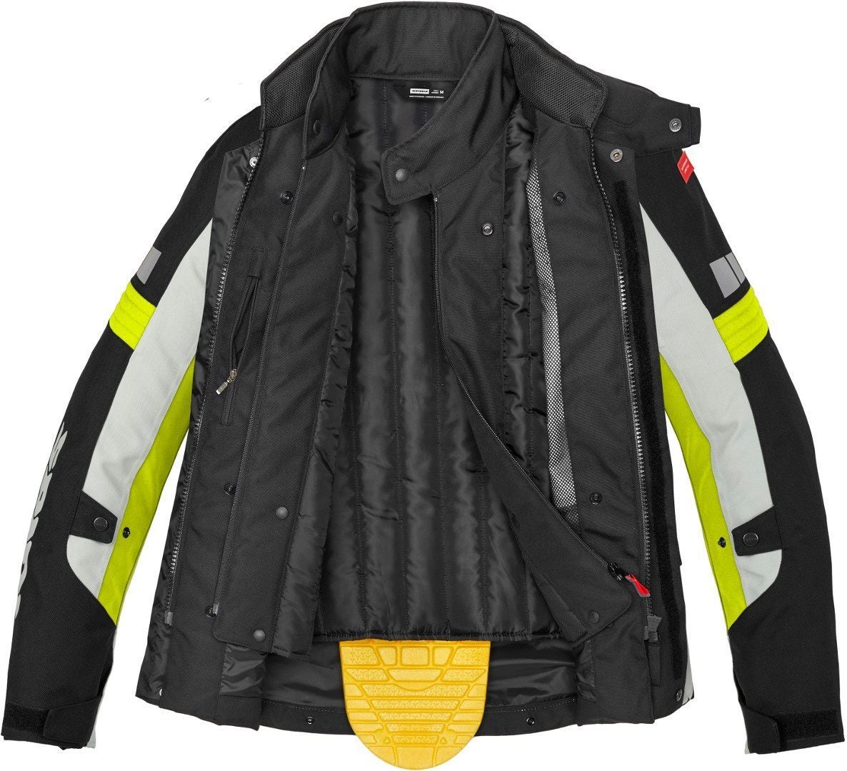 Spidi H2Out Outlander Veste textile de moto noir/gris/jaune 3XL Figure 5