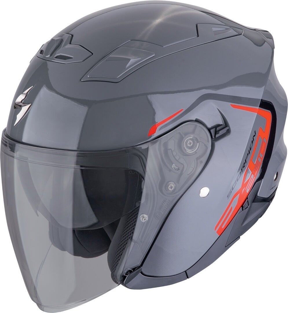 Scorpion Exo-230 CIT-E Jethelm grau/rot M (57/58) Abbildung 1