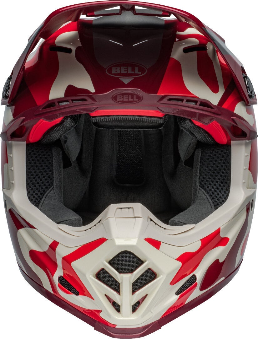 Bell Moto-9S Flex Ferrandis Mechant Casco da motocross bianco/rosso/argento M (57/58) Figura 3
