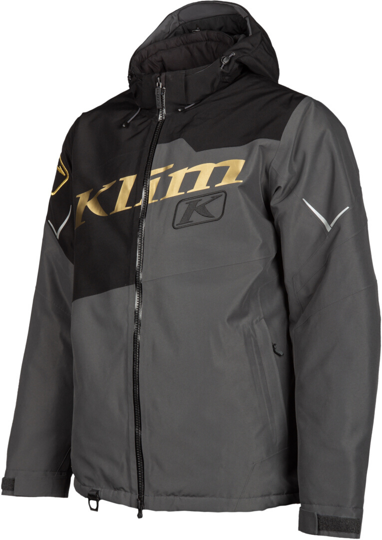 Klim Instinct 2022 Giacca per motoslitta nero/antracite/oro S Figura 1
