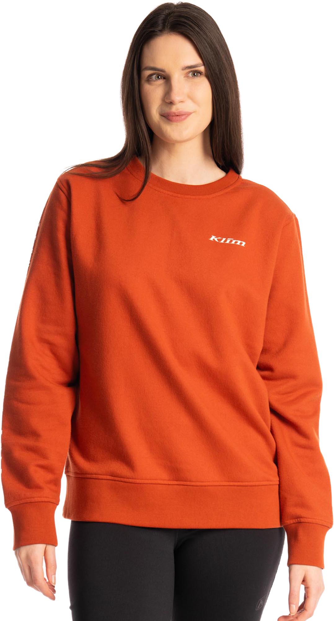 Klim Morgan Ridge Crew Dame-pullover orange M Figur 1