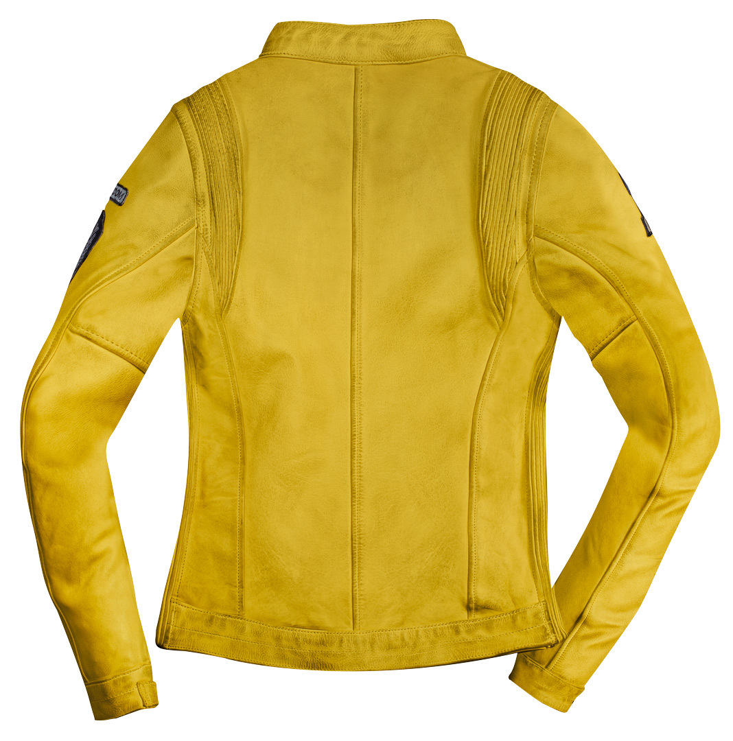 HolyFreedom Zero Damen Motorrad Lederjacke gelb L Abbildung 4