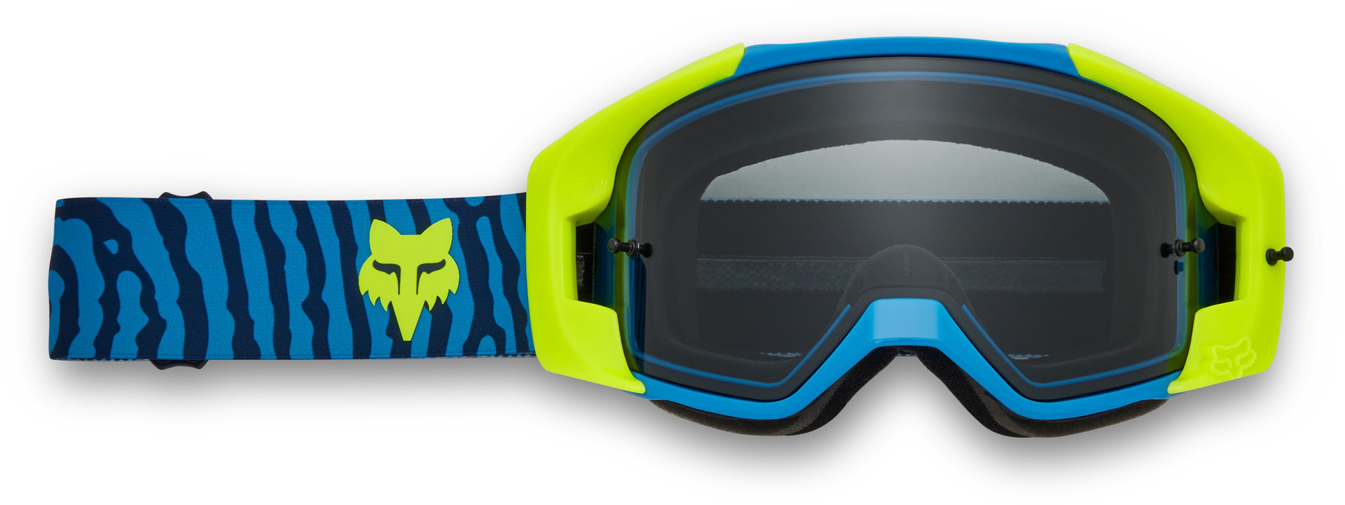 FOX Vue Impression Mirror Lens Motocross Glasögon blått Figur 1