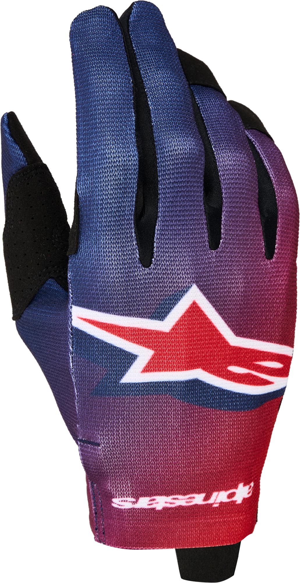 Alpinestars Radar Motocross handsker rød/mørkeblå M Figur 1