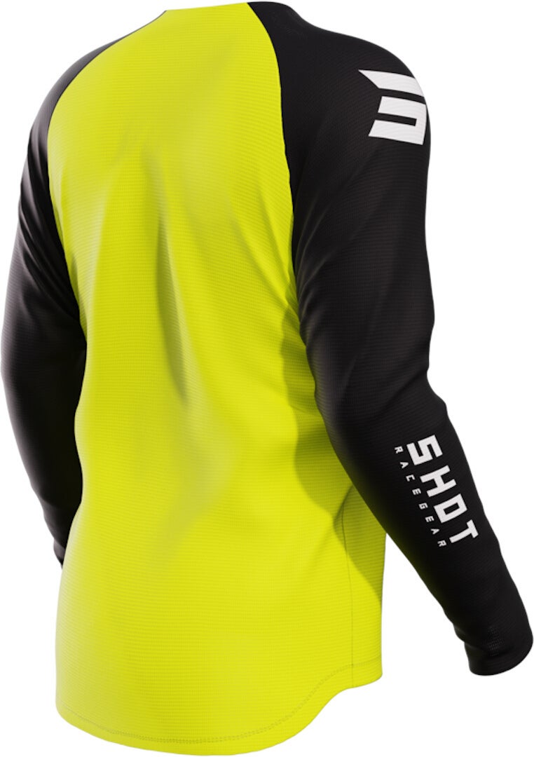 Shot Draw Escape Maillot de motocross pour enfants jaune/noir 8/9 Figure 2