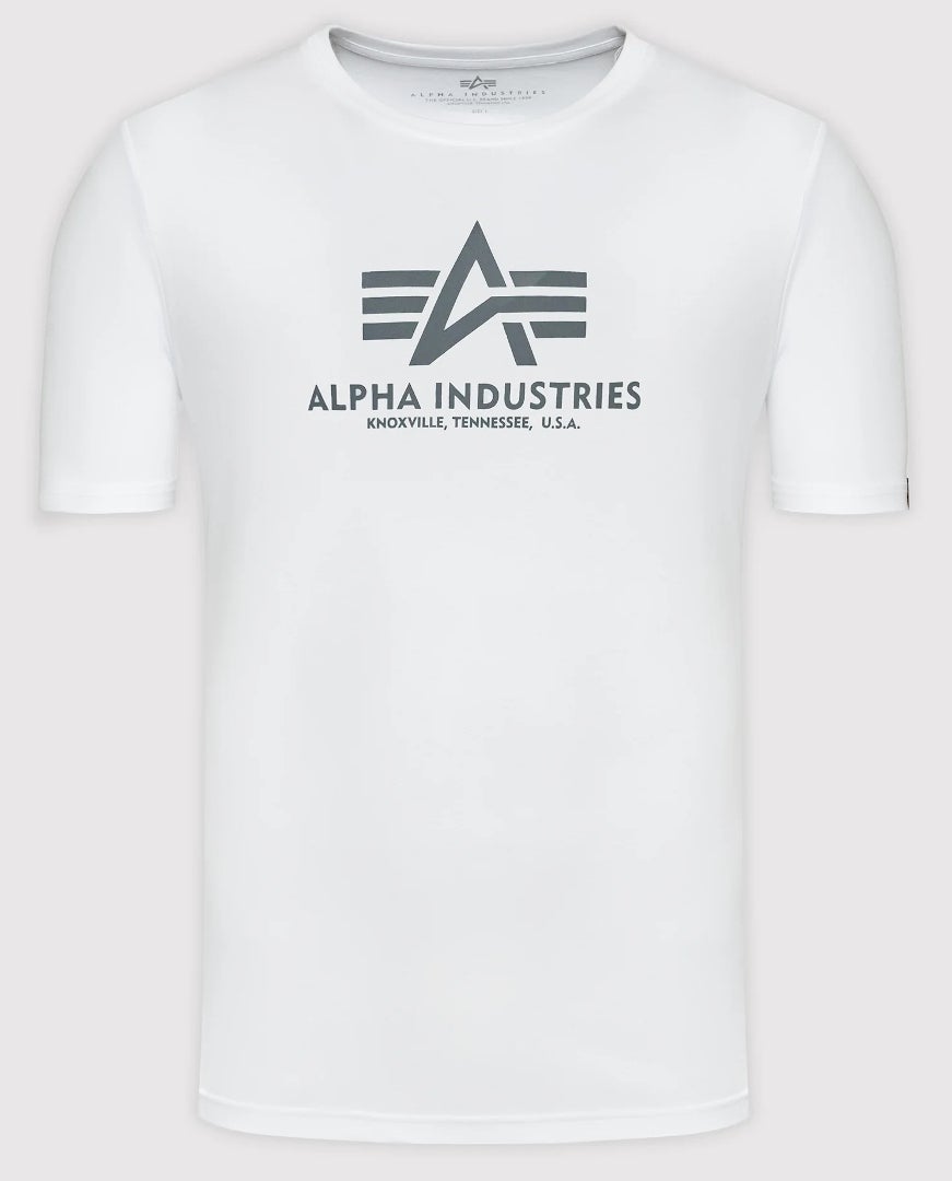 Alpha Industries Basic Reflective Print T-Shirt white 3XL Figure 1