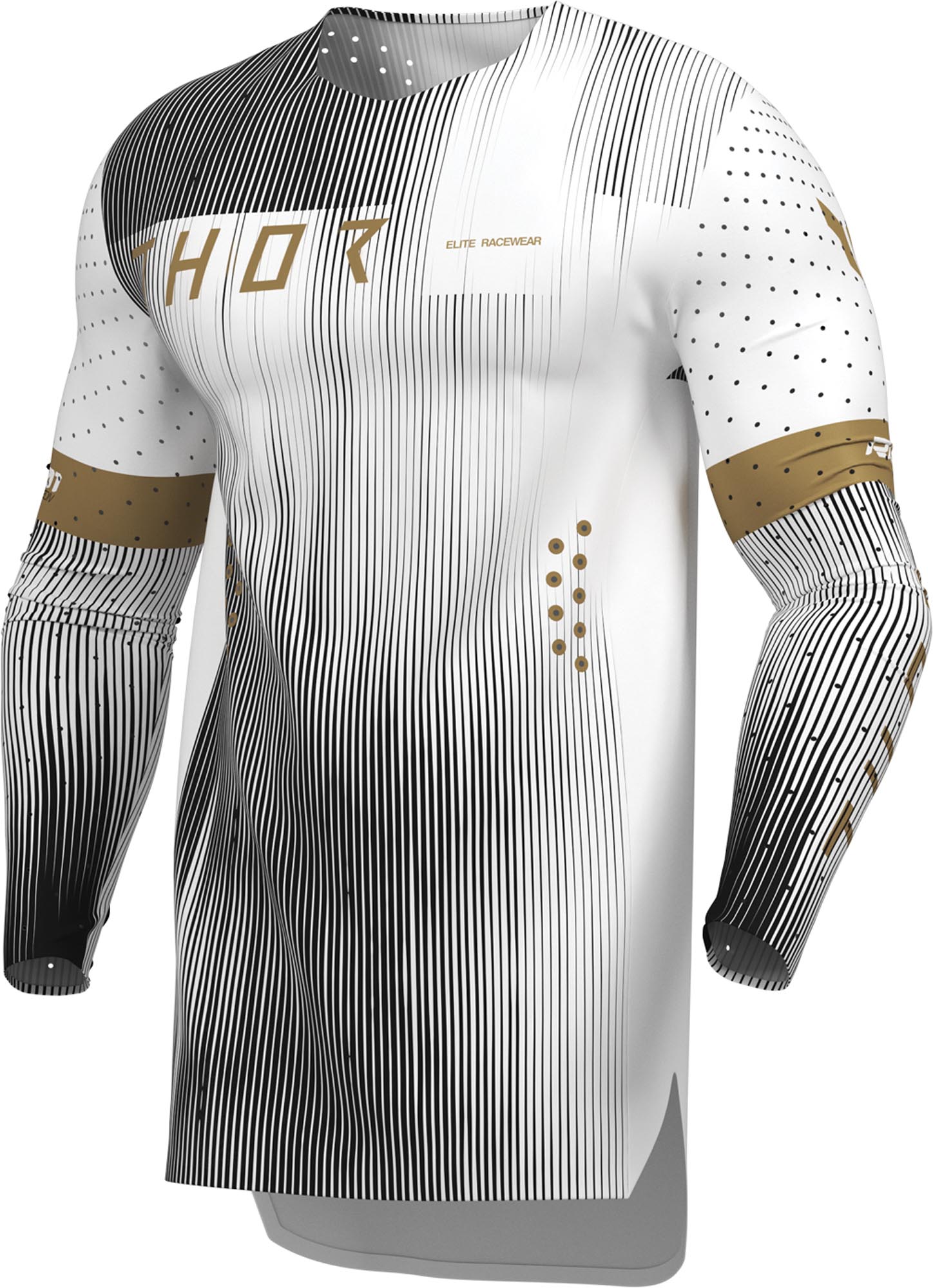 Thor Sportmode Vanish Maillot Motocross Blanc/Noir XL Figure 1