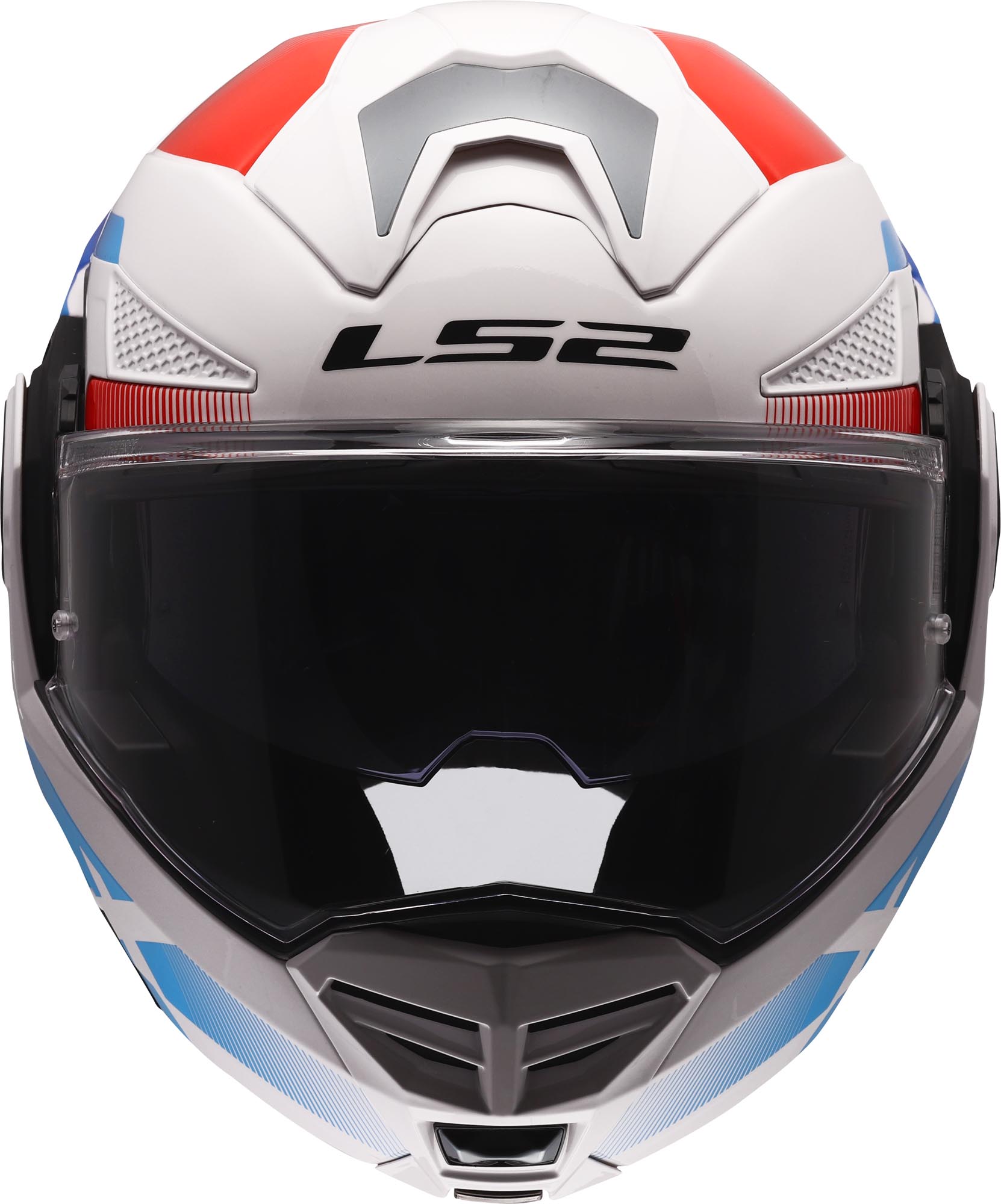 LS2 FF901 Advant X Nova Helm wit/blauw/rood M (57/58) Figuur 8