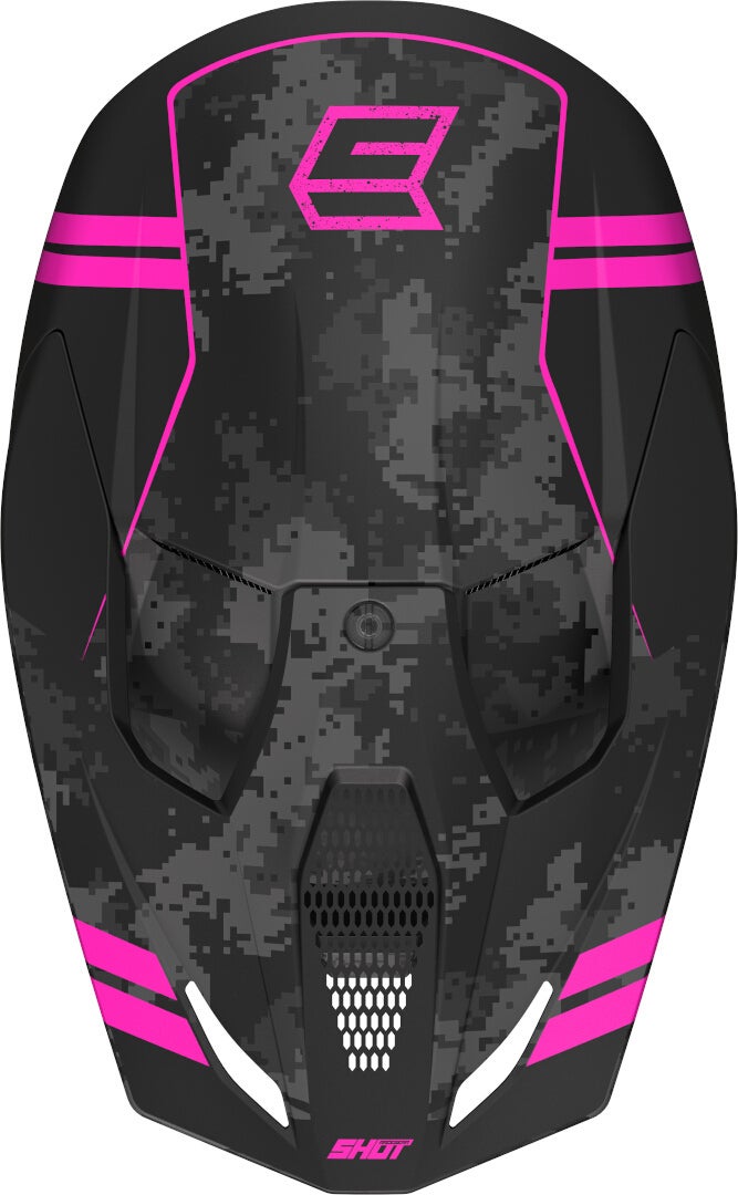 Shot Furious Army Motorcross helm zwart/roze Verlies (59/60) Figuur 3