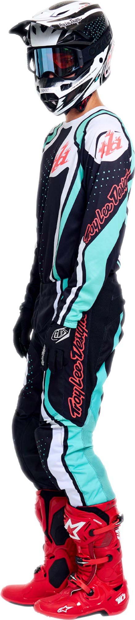 Troy Lee Designs GP Pro Roller Motocross Pants black/turquoise 34 Figure 13