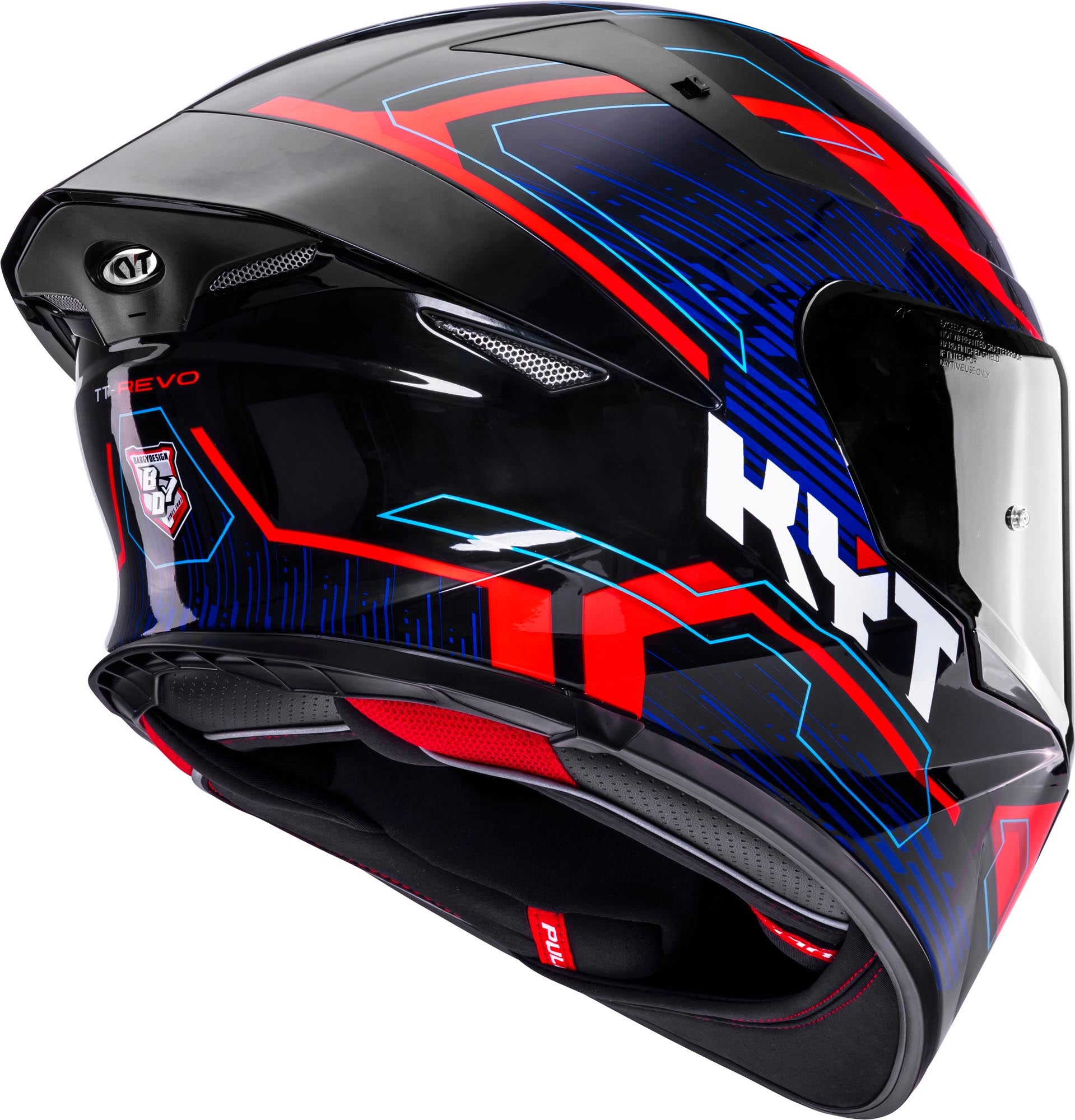 KYT TT-Revo Speeding Helmet black/red/blue L (59/60) Figure 5