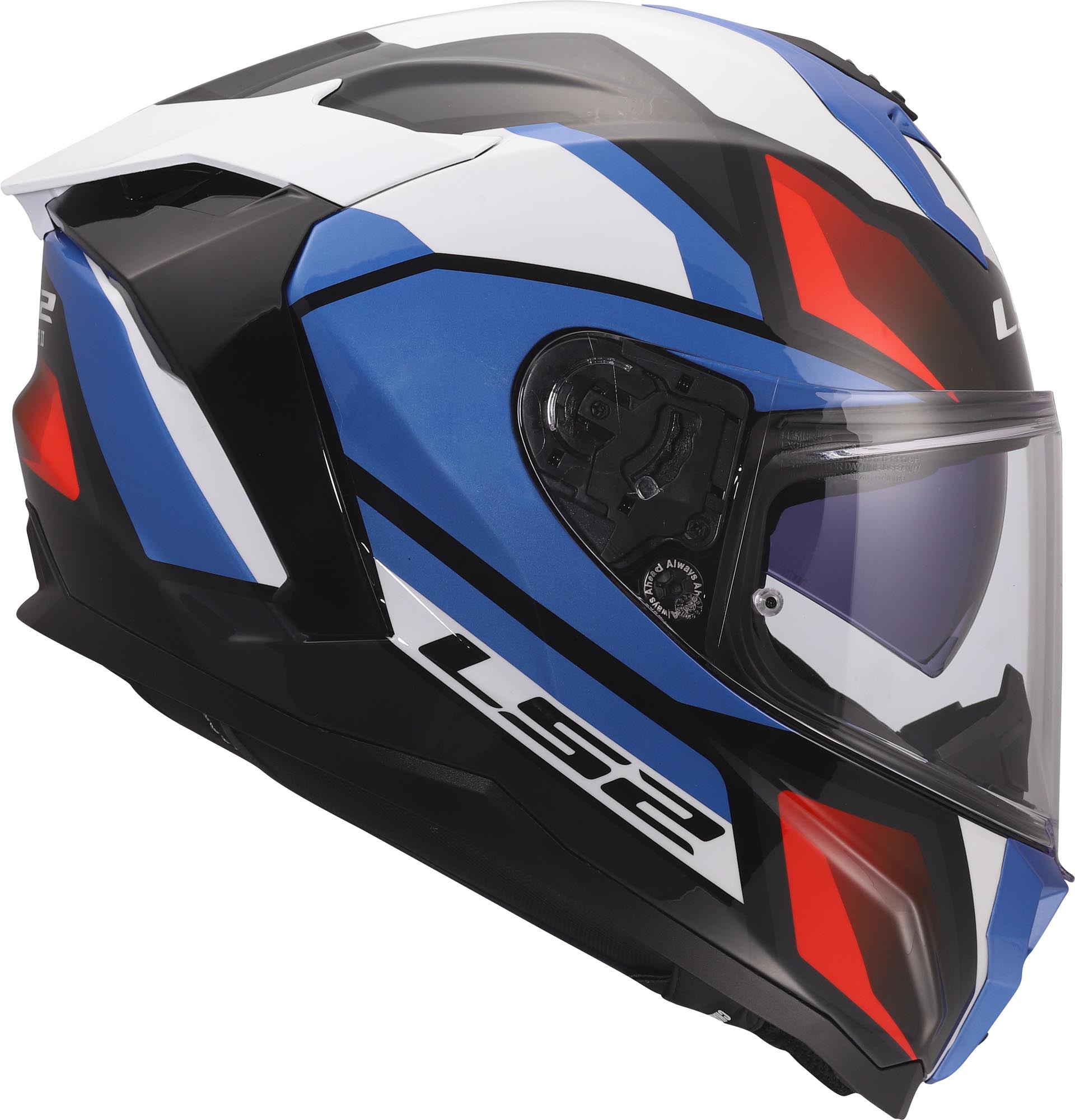LS2 FF817 Challenger II Viper Helmet white/blue/red XXL (63/64) Figure 3
