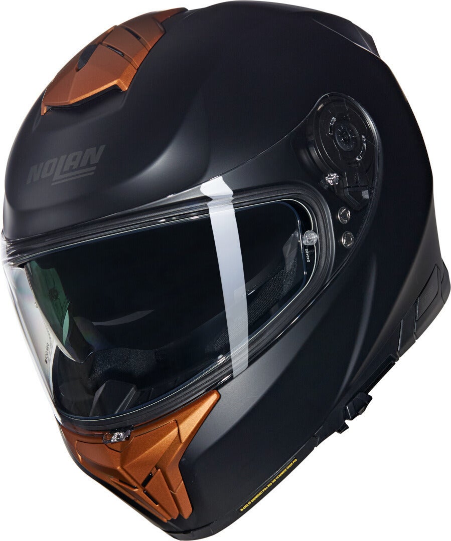 Nolan N80-8 Classico Nobile N-Com Casque noir mat/ocre XL (62) Figure 1