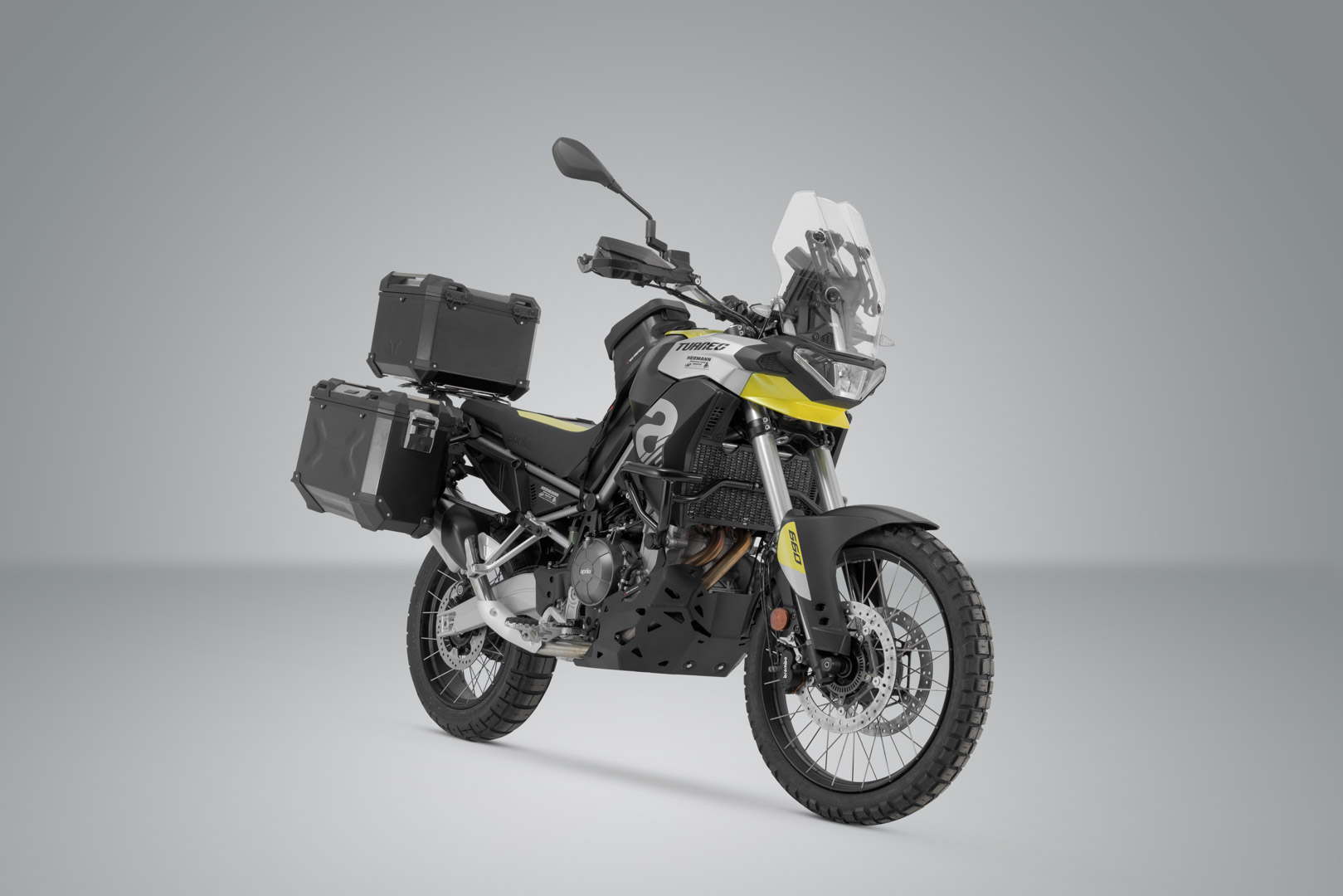 Setul de aventură SW-Motech TRAX ADV - Negru. Aprilia Tuareg 660 (21-) / Rally (24-). Figura 2