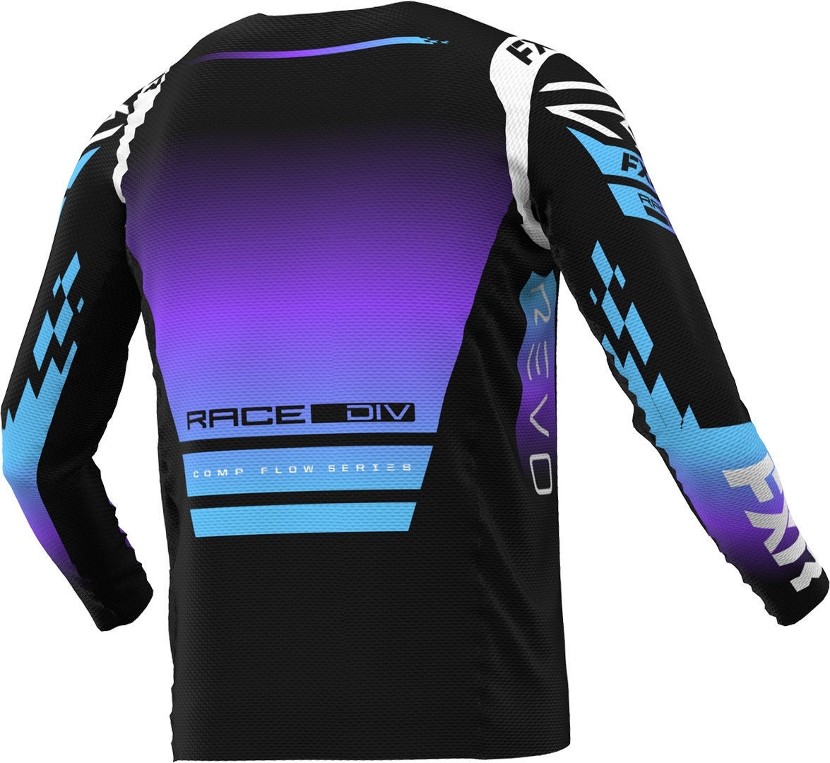 FXR Revo Comp Motocross trøje sort/lilla L Figur 2