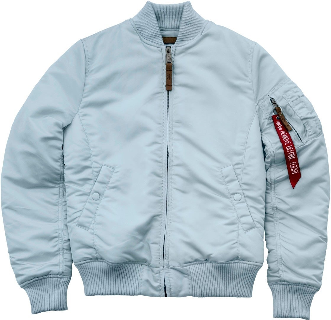Alpha Industries MA-1 VF 59 Veste de dames bleu clair M Figure 1