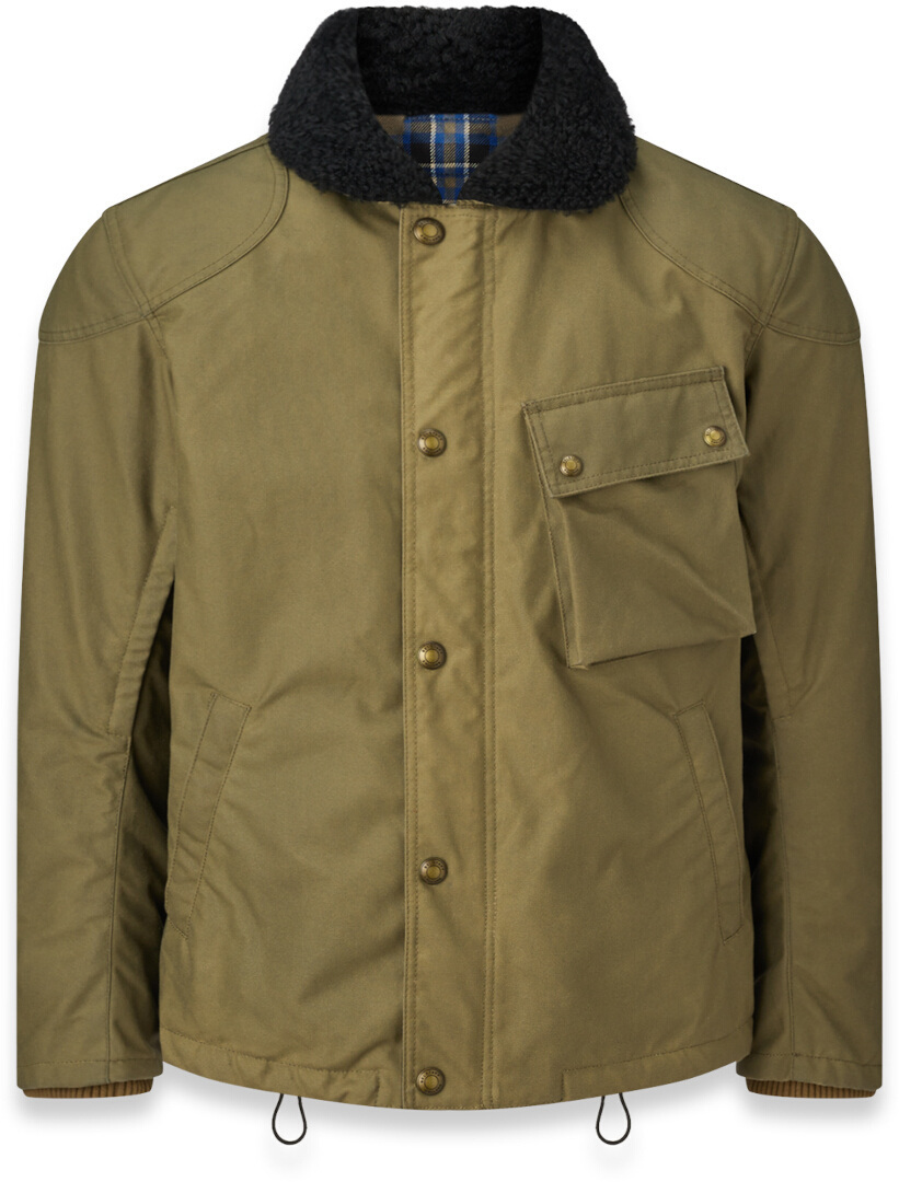 Belstaff Convoy Giacca tessile moto oliva M Figura 1