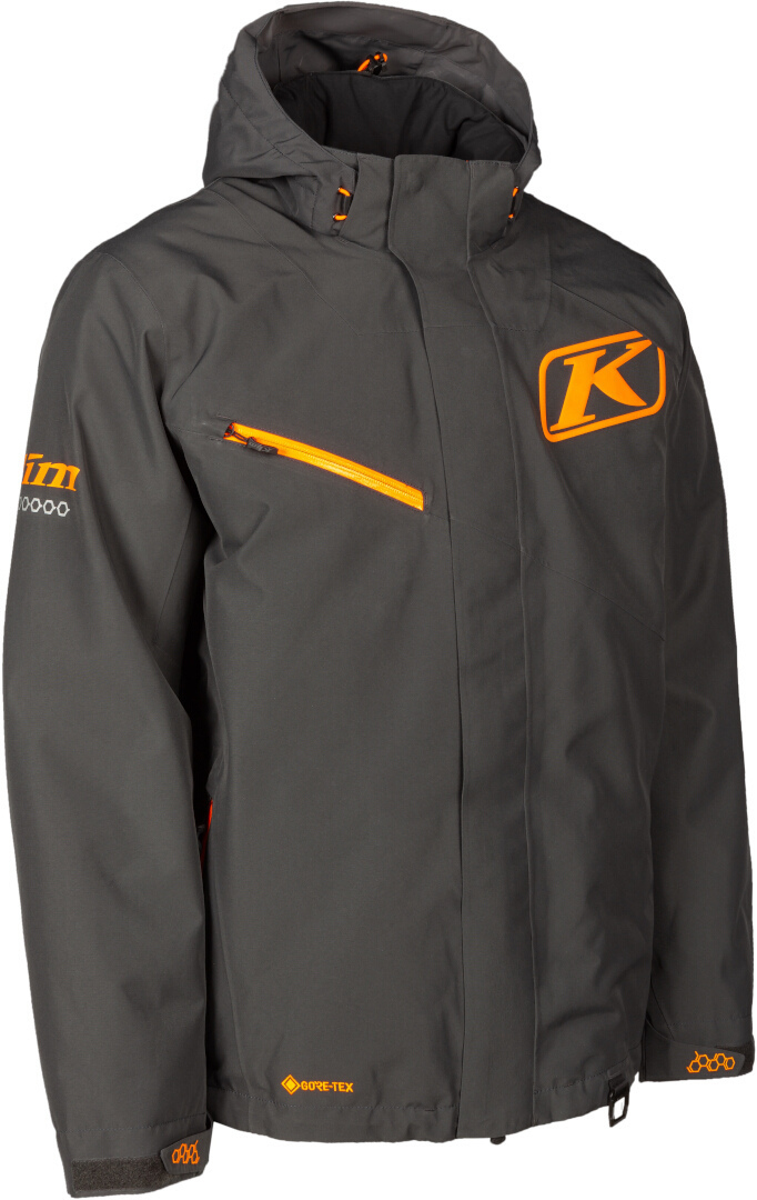 Klim Kompound Snowmobile Jacket grey/orange M Figure 4