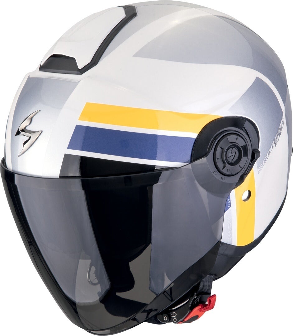 Scorpion EXO-City II Blur Cască cu reacție Alb/argintiu M (57/58) Figura 1