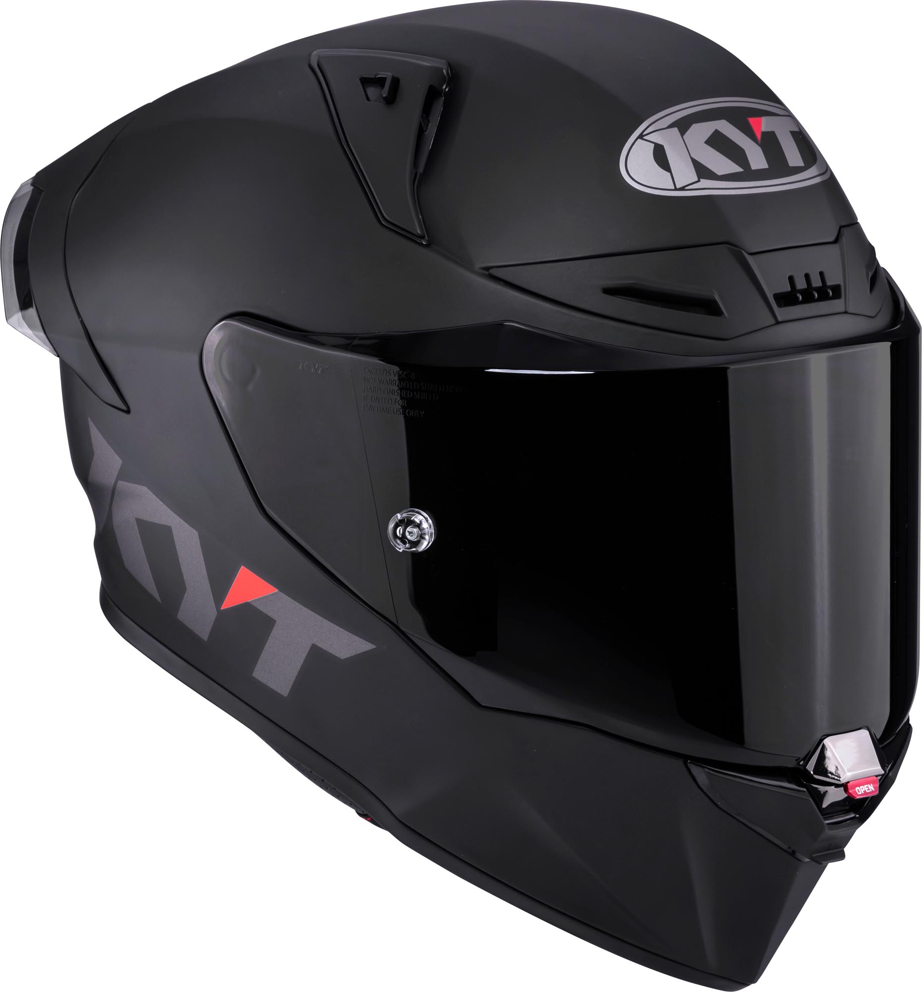 KYT R1R Plain Casque Noir mat L (59/60) Figure 7