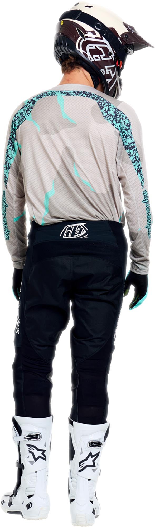 Troy Lee Designs GP Pro Air Camo Motocrosstrøje lysegrå XXL Figur 12