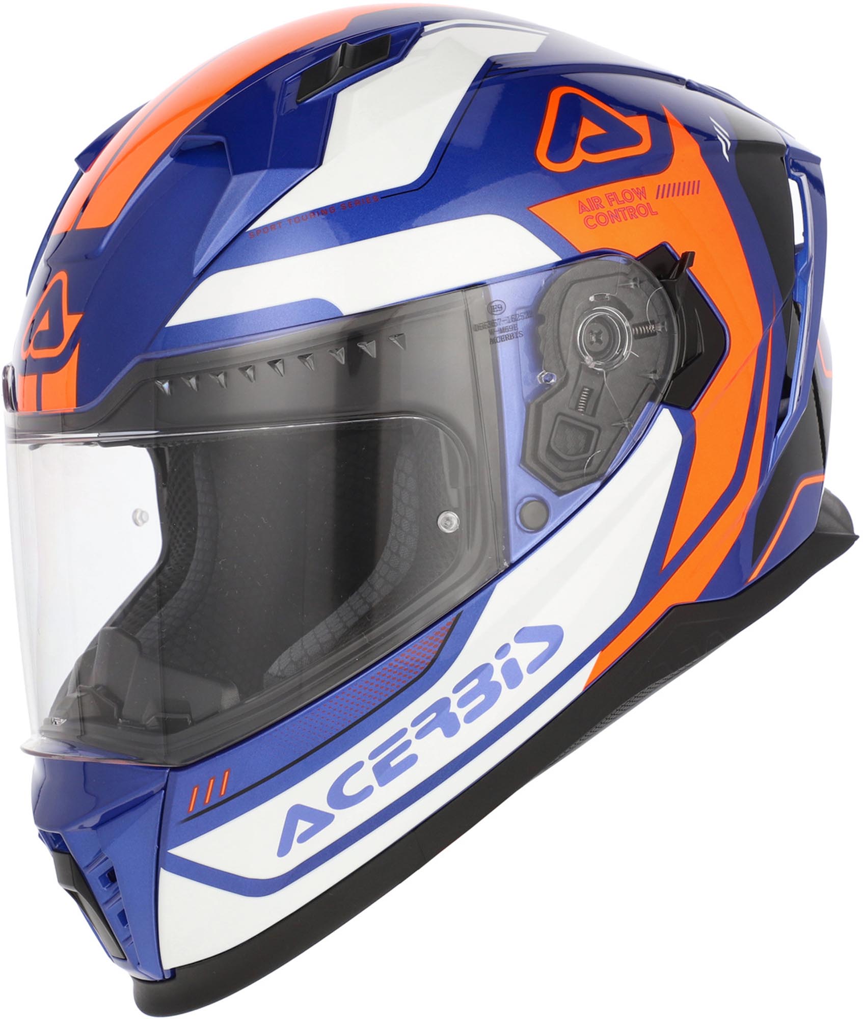 Acerbis X-Way Graphic Logo Helm blauw/oranje/wit M (57/58) Figuur 1