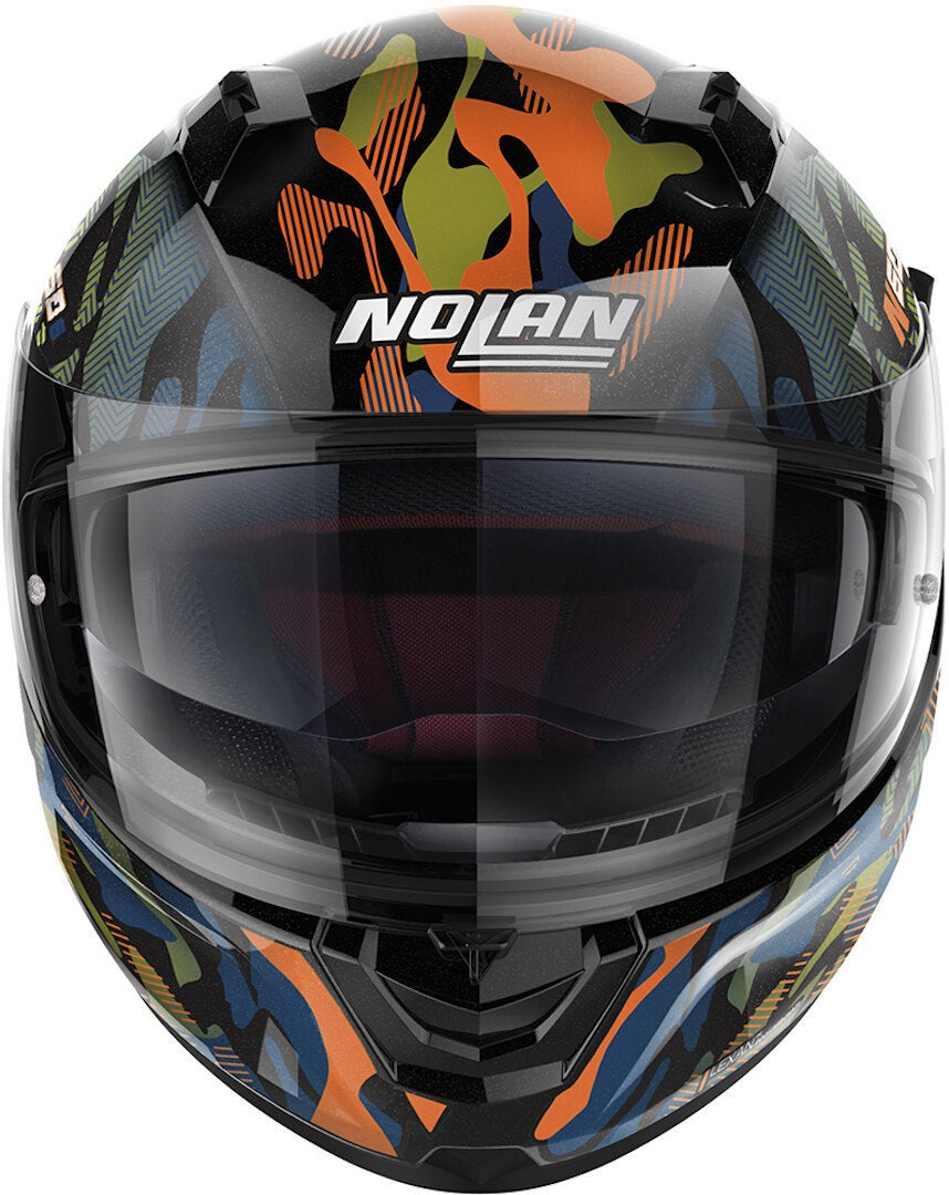 Nolan N60-6 Foxtrot Hjelm sort/orange M (58) Figur 3
