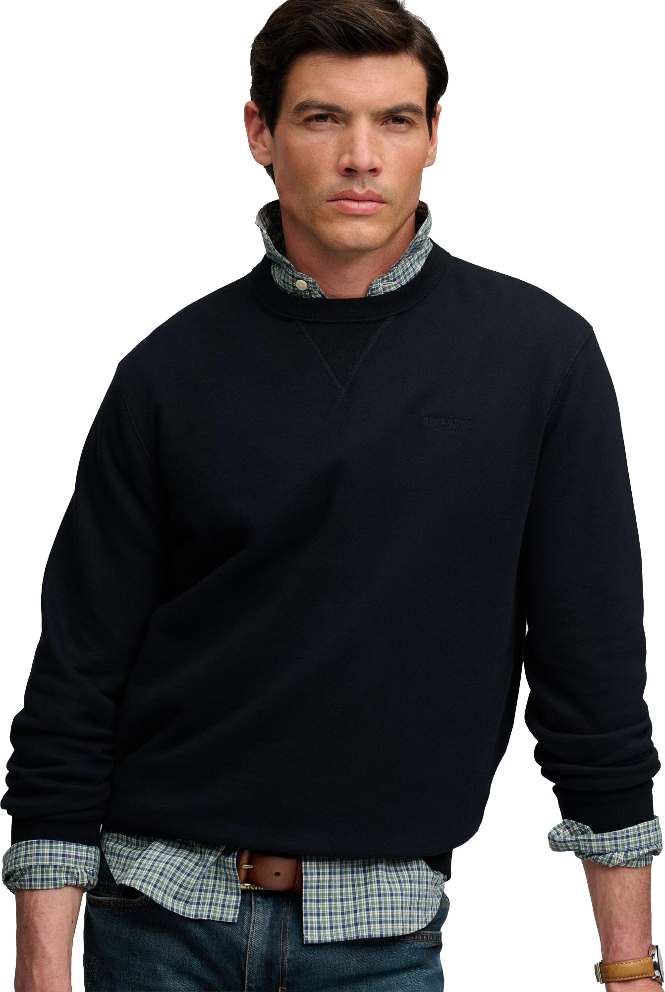 Superdry & Co Essential Stack Logo Sweatshirt dunkles marineblau S Abbildung 3