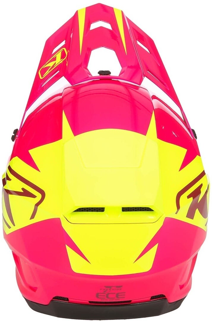 Klim T1 Freeride Kids Casque de motoneige rose/jaune Y/M (50/51) Figure 3