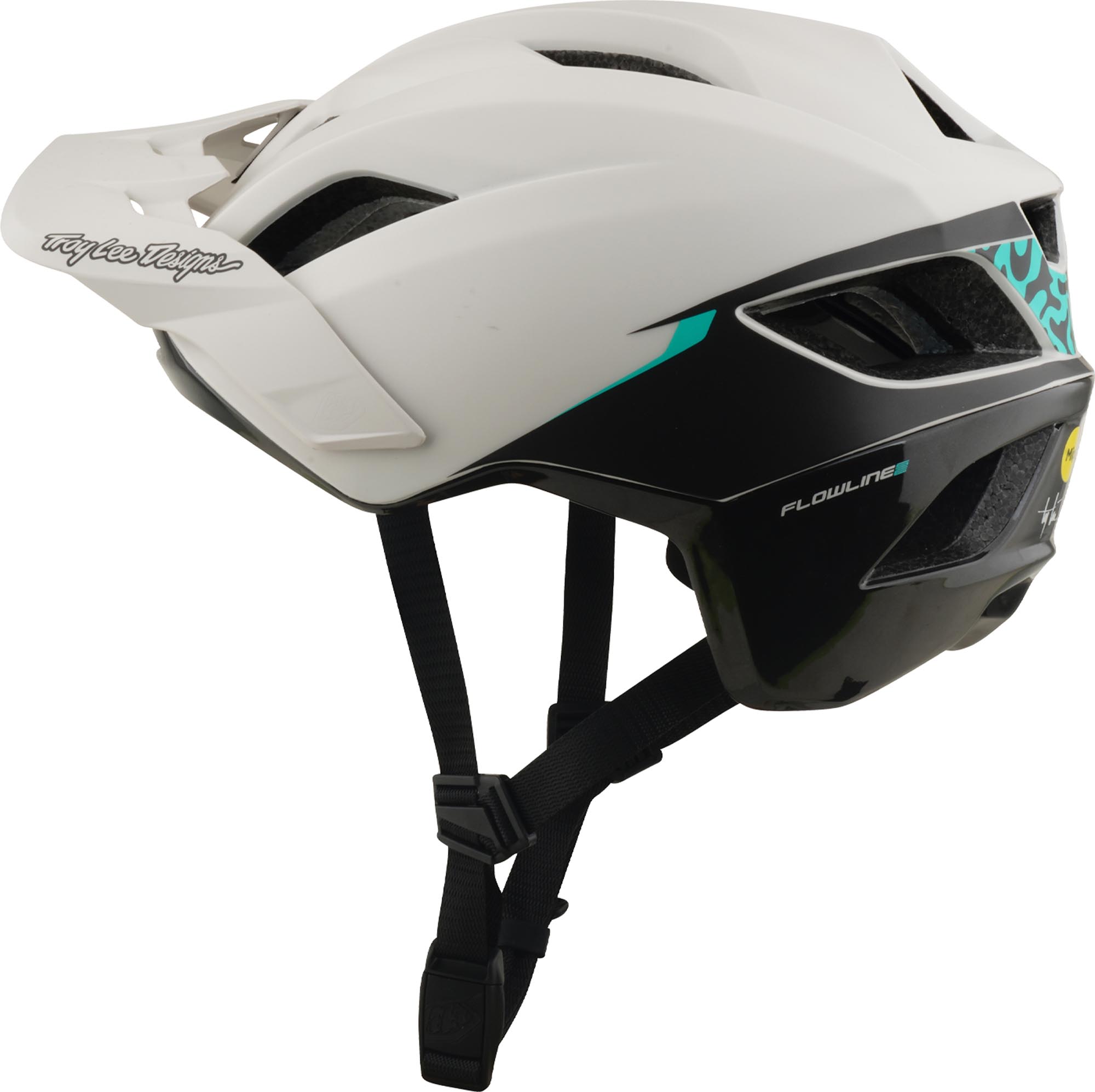 Troy Lee Designs Flowline SE MIPS Stacks Fietshelm grijs/turquoise XL-XXL (60/63) Figuur 6