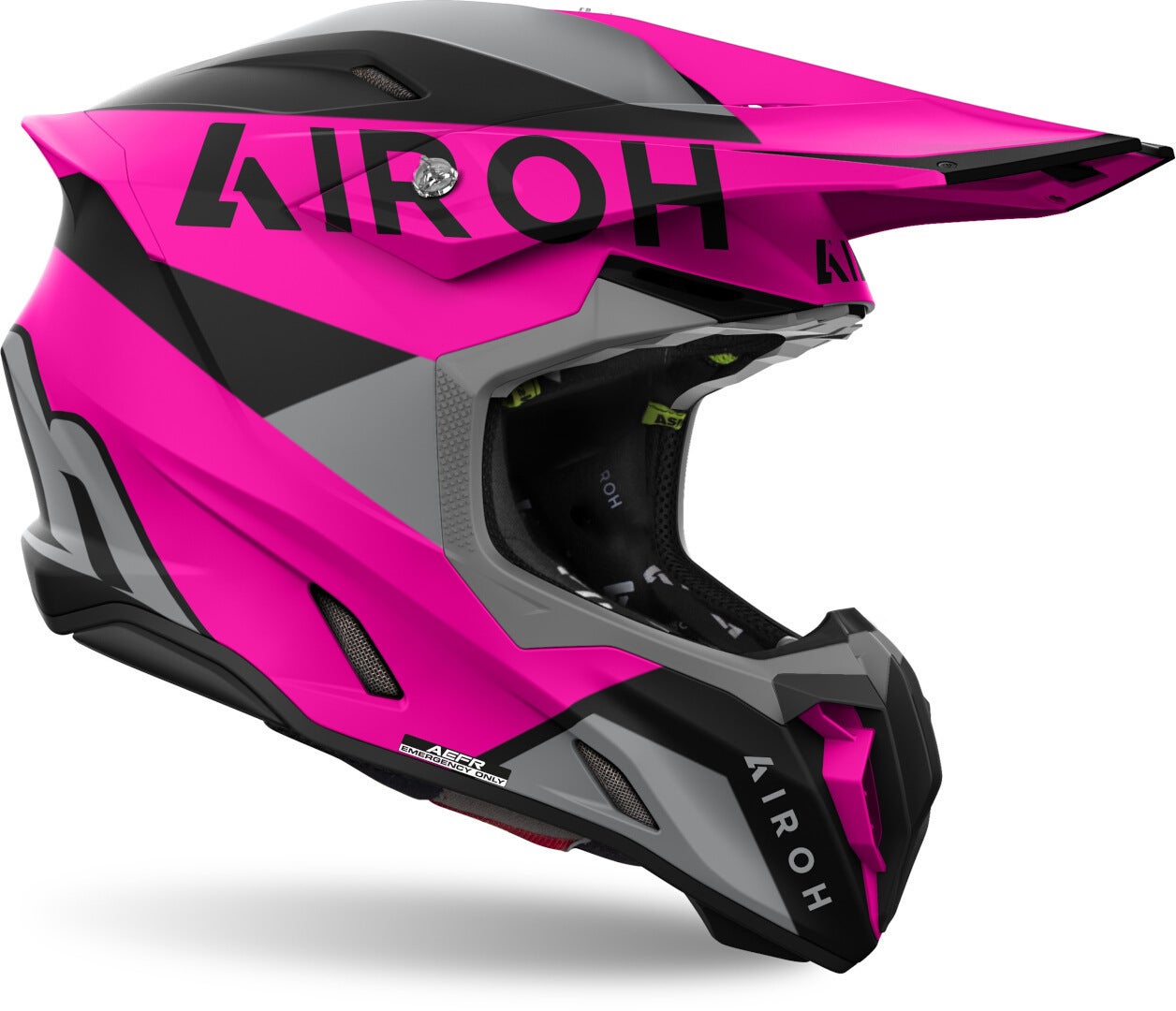 Airoh Twist 3 King Motocross hjelm sort/grå/pink S (55/56) Figur 2