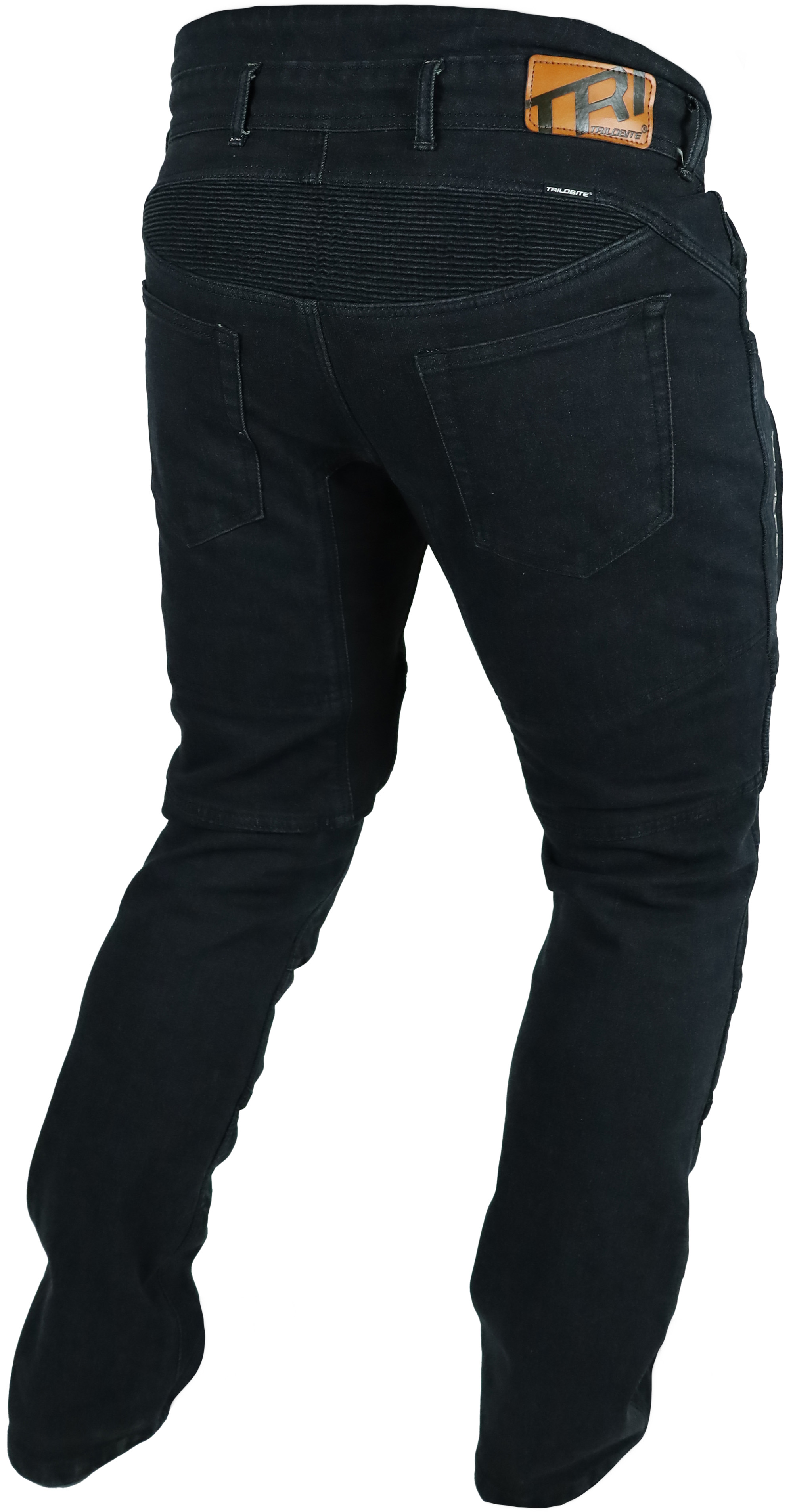 Trilobite Parado AAAA Doublelayer Slim Motorcykeljeans Sort 40/30 Figur 2
