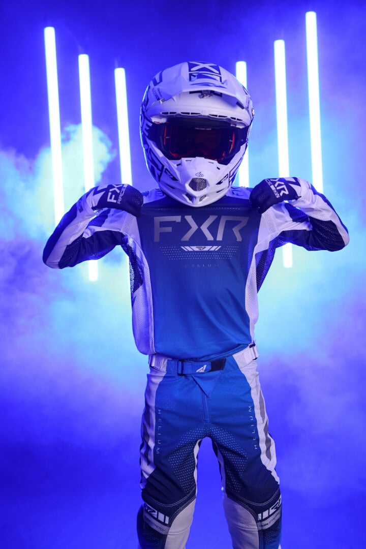 FXR Helium 2025 Youth Motocross Pants blue/white 26 Figure 6