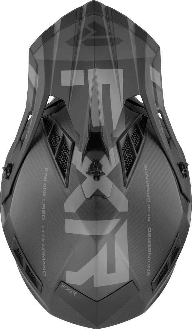 FXR Helium Carbon 2023 Cască de motocross Negru/gri S (55/56) Figura 2