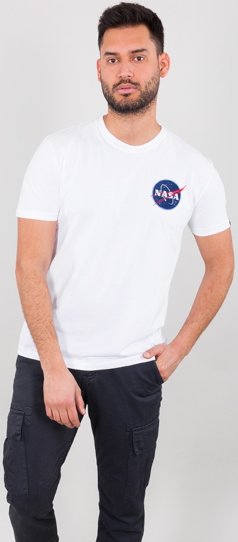 Alpha Industries Space Shuttle T-Shirt white L Figure 1