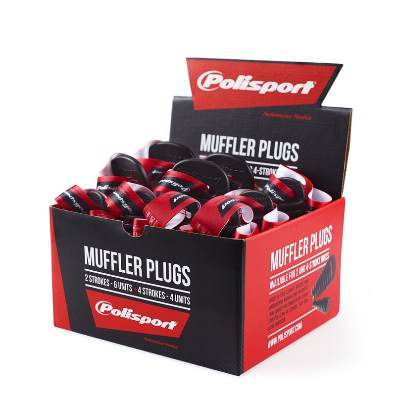 POLISPORT Avgaslocksats - 4 stycken 2T / 6 stycken 4T Figur 2