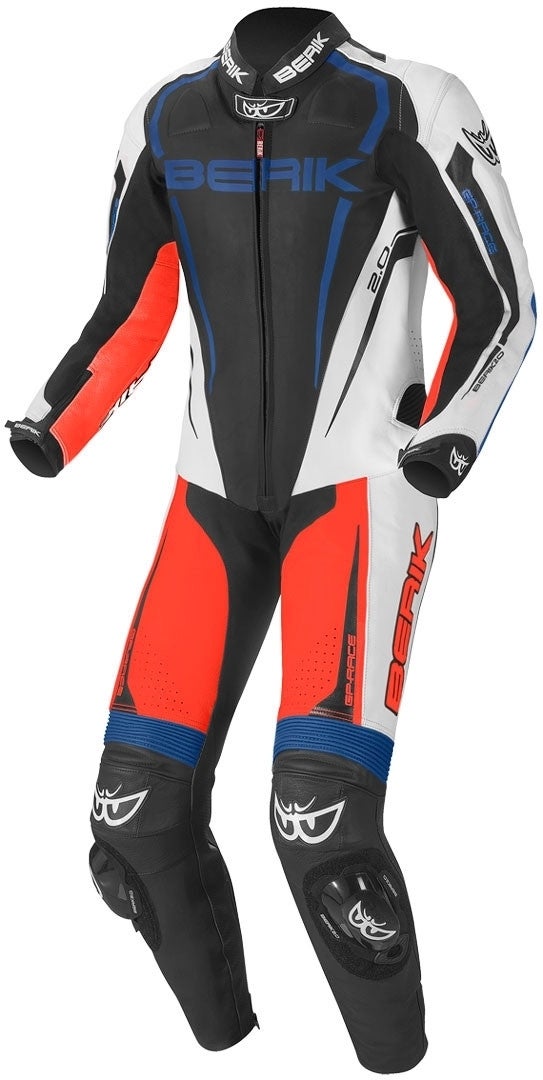 Berik Race-X Jednodílný kožený oblek černý/bílý/červený/modrý 50 Obrázek 1