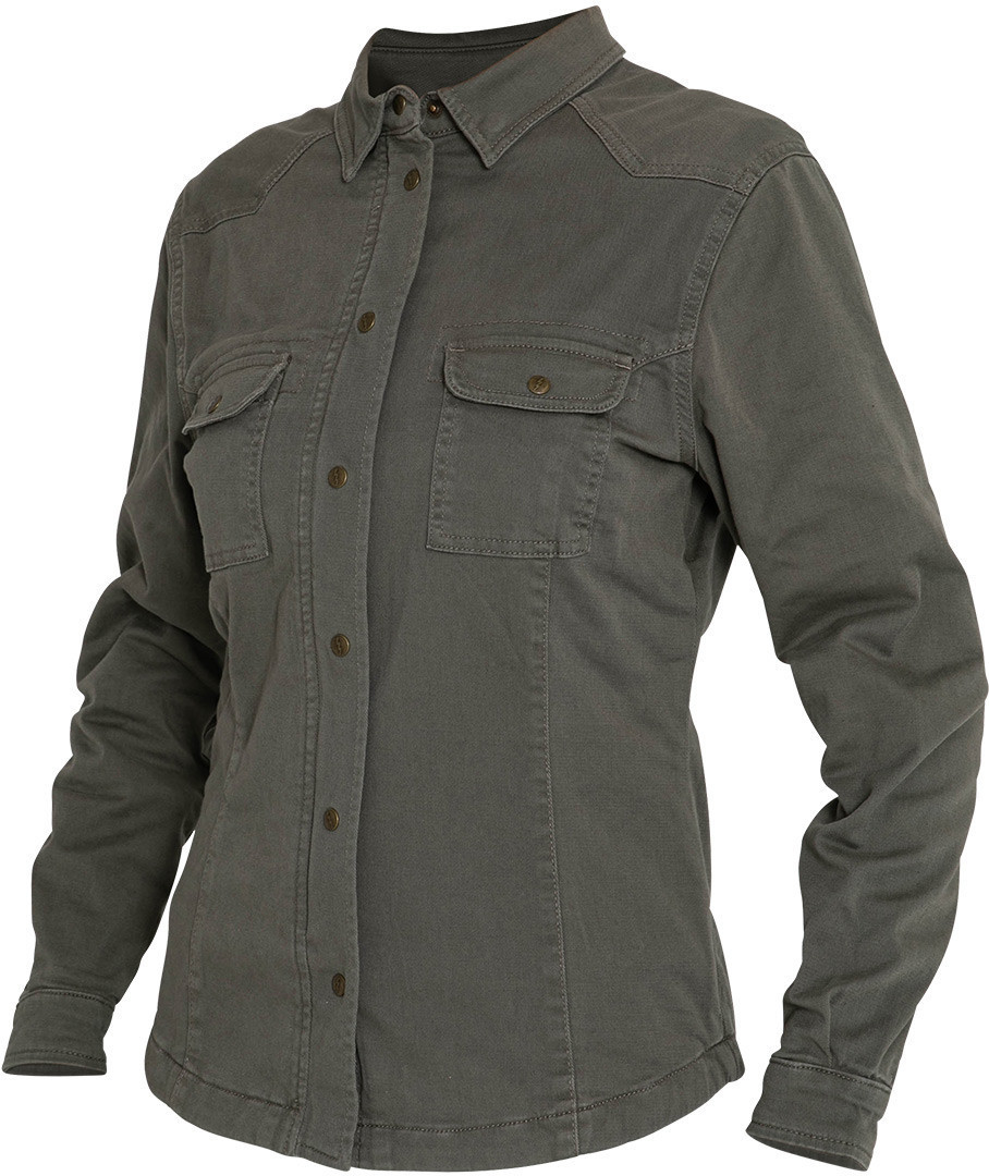 John Doe Motoshirt XTM Dámská košile olive 2XL Obrázek 1