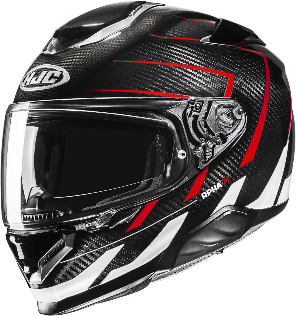 HJC RPHA 71 Carbon Cano Casco nero/bianco/rosso S (55/56) Figura 1