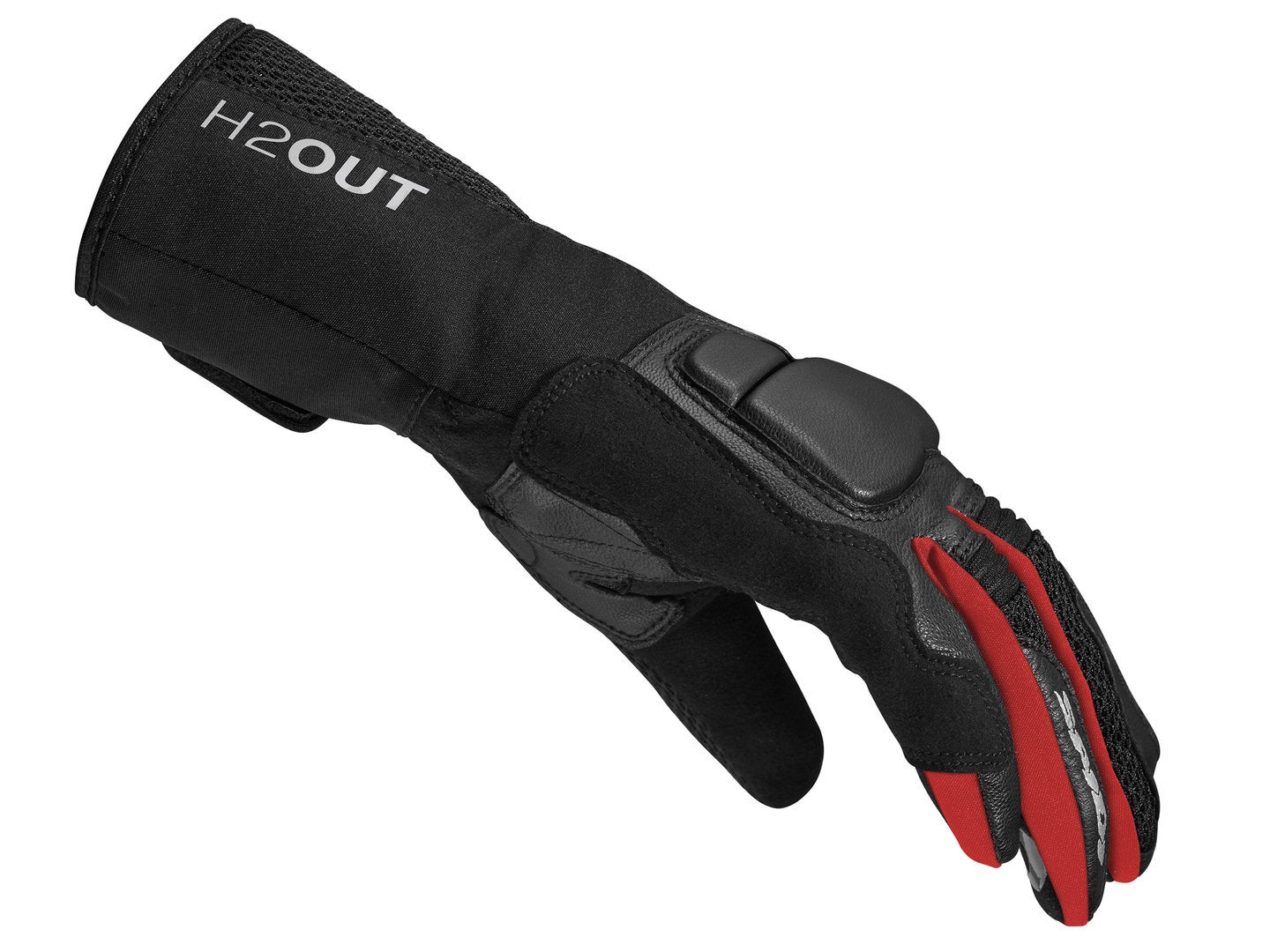 Spidi Grip 3 H2Out Damer Motorcykel Handsker sort/rød M Figur 2